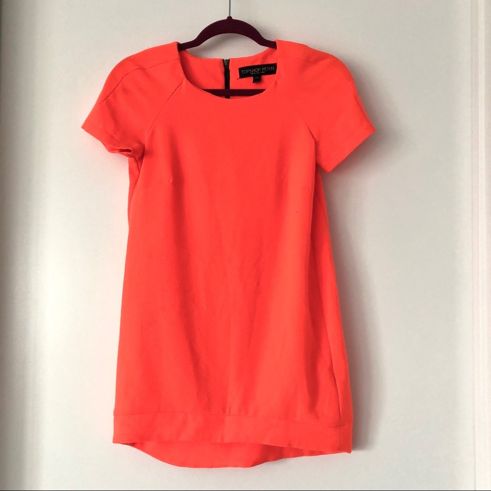 COPY - Topshop bright orange dress